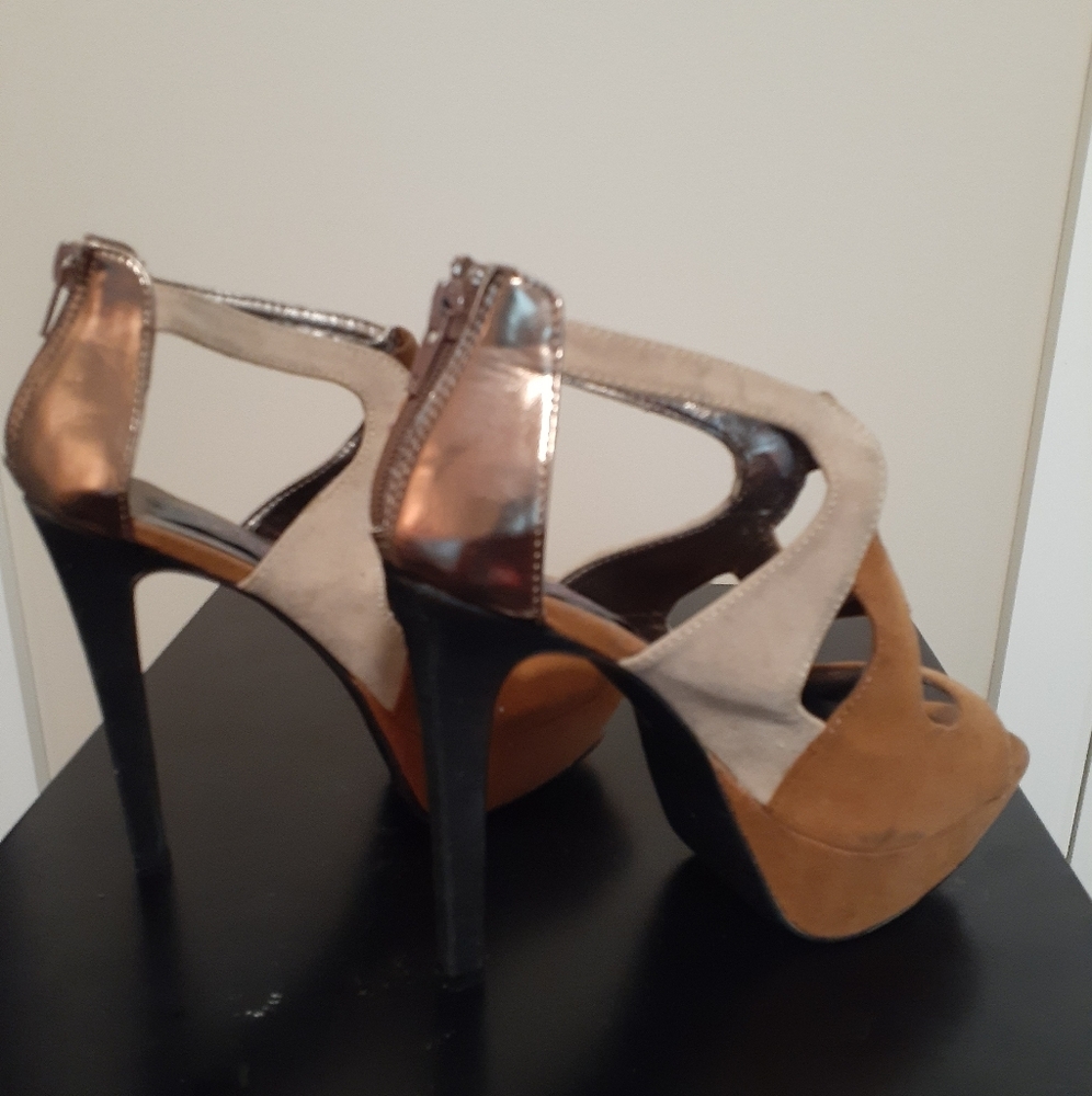 Brown & Tan heels